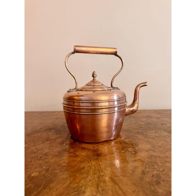 Late 19th Century Antique Victorian Copper Kettle, 1880 For Sale - Image 5 of 5