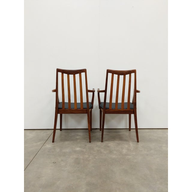 G Plan Pair of Vintage Mid Century Modern Armchairs by G Plan For Sale - Image 4 of 9