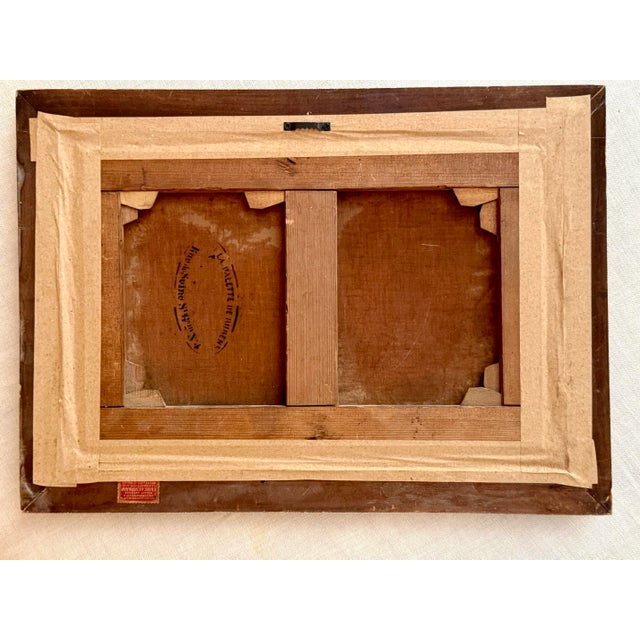 Antique Dutch Oil Painting in Gilt Frame For Sale - Image 12 of 12