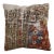 Worn Antique Rug Pillow - 1'8" x 1'8" For Sale