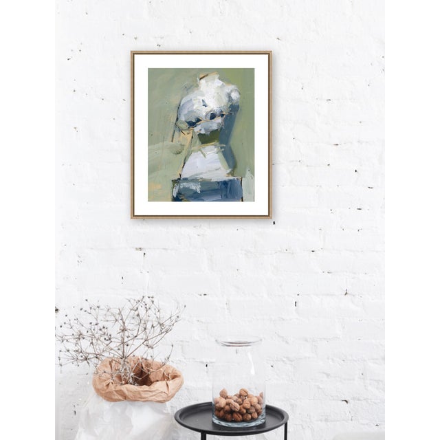 “Blue Green Venus" offers a sculptural presence and a sense of timeless elegance to any interior. This 9" x 12" limited...