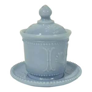 Antique Glass Mustard Pot