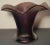 Early 20th Century Bohemian Art Nouveau Freiherr Von Poschinger Iridescent Amethyst Glass Fine Ribbed Ruffled Edge Stretch Vase For Sale - Image 4 of 6