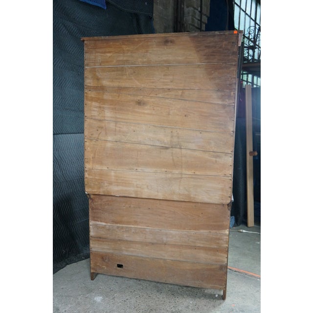 Late 19th Century Rare Primitive Antique American Farmhouse Oak Dry Sink Stepback Hutch Cupboard For Sale - Image 17 of 18