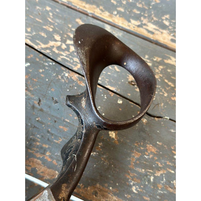 Antique Large-Scale "Wendt + Seymour New York" Tailoring Shears #10, Circa 1858-1860 For Sale - Image 10 of 12