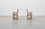 Brutalist Armchairs with Carved Rosettes and Nailed Wooden Seats, Spain, 1950s, Set of 2 For Sale - Image 4 of 12