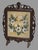 Brown Antique Victorian Carved Walnut Firescreen With Floral Beaded Needlework Panel For Sale - Image 8 of 12