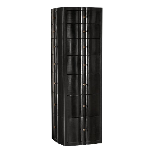 NOIR Monolith Four Sided Tower Chest For Sale
