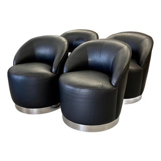 J Robert Scott Barrel Swivel Chairs For Sale