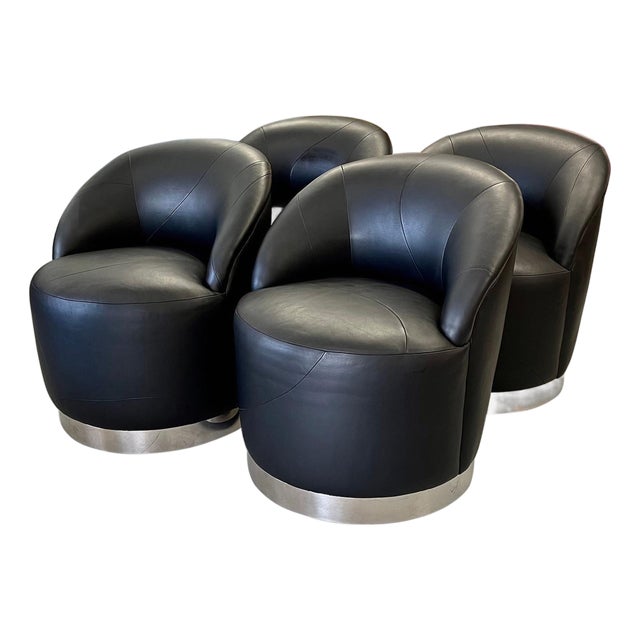 J Robert Scott Barrel Swivel Chairs For Sale