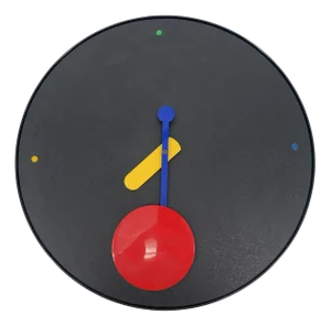 Postmodern Wall Clock by Barberini Giorgio Marinelli for Rexite, Italy, 1980s