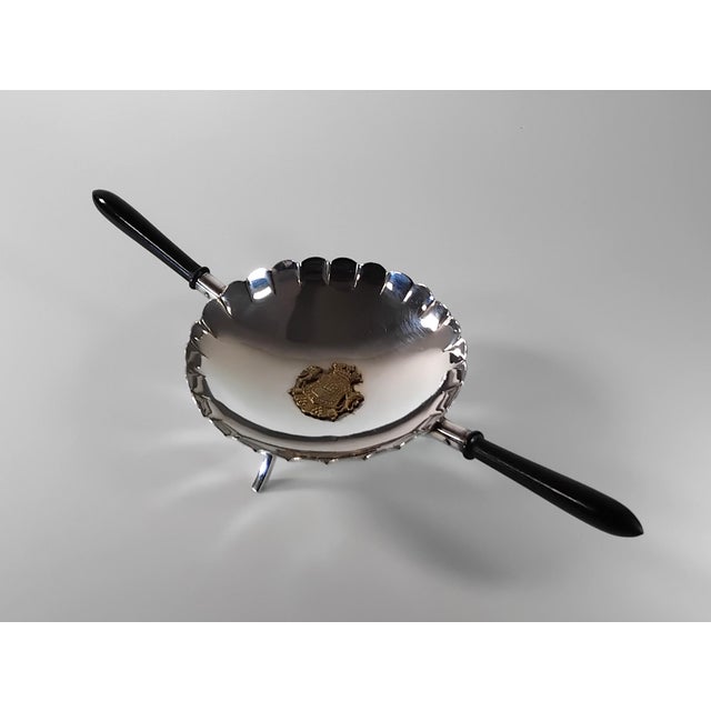 Burner (chofeta) made in 925/1000 sterling silver. Chofetas were used to light cigarettes or burn aromatic herbs. In the...