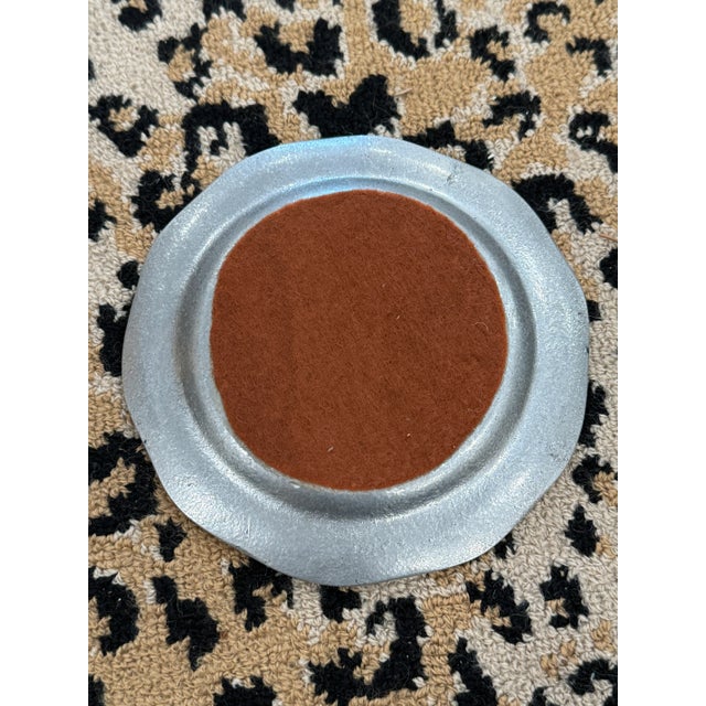 Metal Vintage Hotel Du Cap Eden Roc Cap D’Antibes Silver Vide Poche For Sale - Image 7 of 7