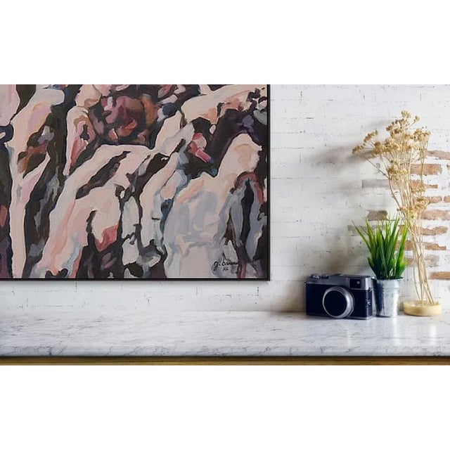 Contemporary 'The Boulders 1' - From the Arizona Landscapes Series by Contemporary Expressionist George Brinner For Sale - Image 3 of 4