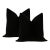22" Caviar Mohair Velvet Pillows - a Pair For Sale