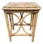 Vintage Wicker Rattan End / Drinks Table Mid 20th Century For Sale