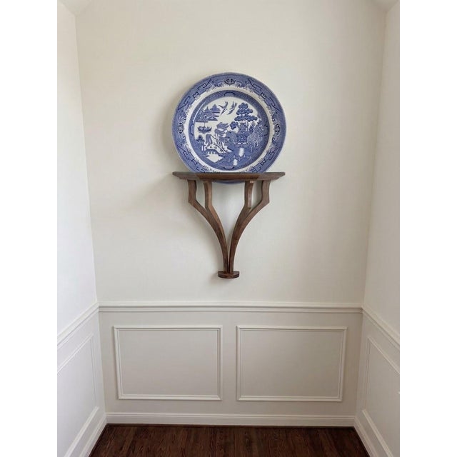 Global Views Sculptural Wood Wall Bracket Display Shelf For Sale - Image 10 of 10