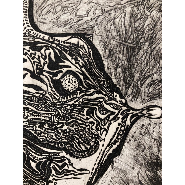 Jean Peschard, Fish in Love, Etching, 1961 For Sale - Image 11 of 16