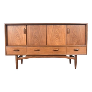 Small G Plan "Scandinavian Range" Credenza in Teak For Sale