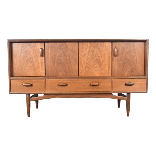 Small G Plan "Scandinavian Range" Credenza in Teak For Sale