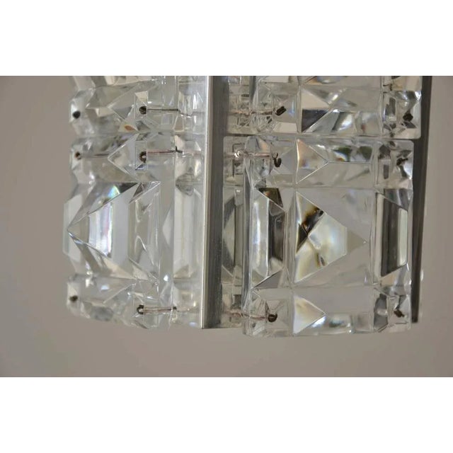 Mid-Century Modern Pendant with Cut Glass, 1960 For Sale - Image 3 of 8