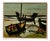 Andre Minaux, Stranded Boats, 1963, Oil Painting on Canvas, Framed For Sale