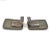 Brutalist Bronze Push and Pull Door Handles, 1970s, Set of 2 For Sale - Image 4 of 5