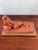 Contemporary Vintage Reclining Nude Clay Sculpture on Wood Base, Artist Maquette Study For Sale - Image 3 of 12