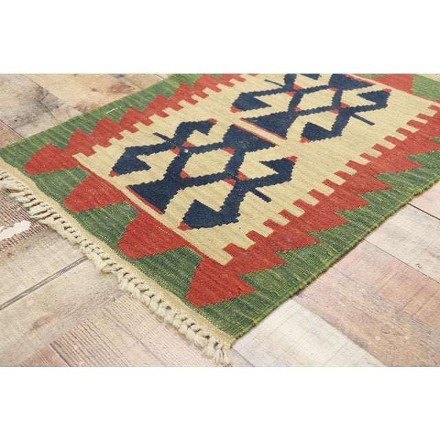 Vintage Persian Shiraz Kilim Rug - 02'00 X 02'10 For Sale In Dallas - Image 6 of 9