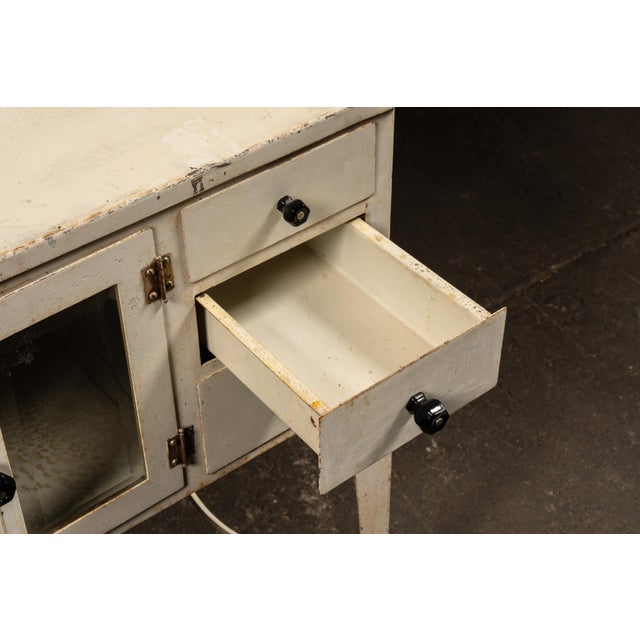 Early 20th Century Medical Sideboard Cabinet With Mirror For Sale - Image 12 of 18