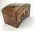 Vintage Hand Painted Leather Box For Sale - Image 11 of 12