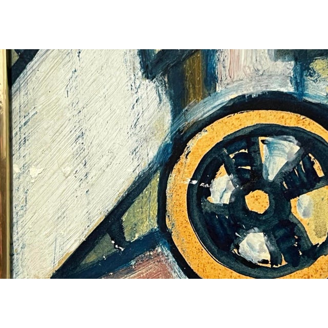 Erik Heinertz, Composition, 1967, Acrylic Painting For Sale - Image 3 of 6