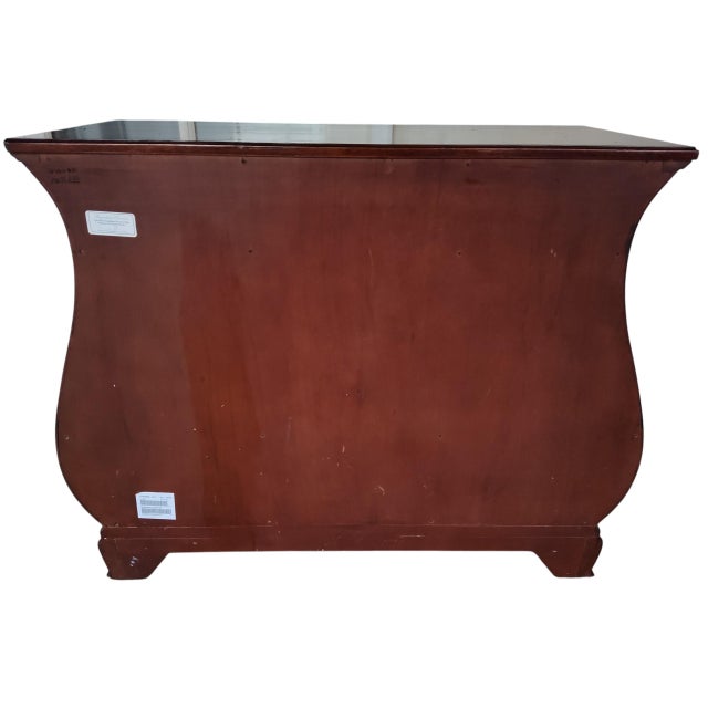 2000s Ethan Allen Bombe Chest of Drawers For Sale - Image 12 of 13