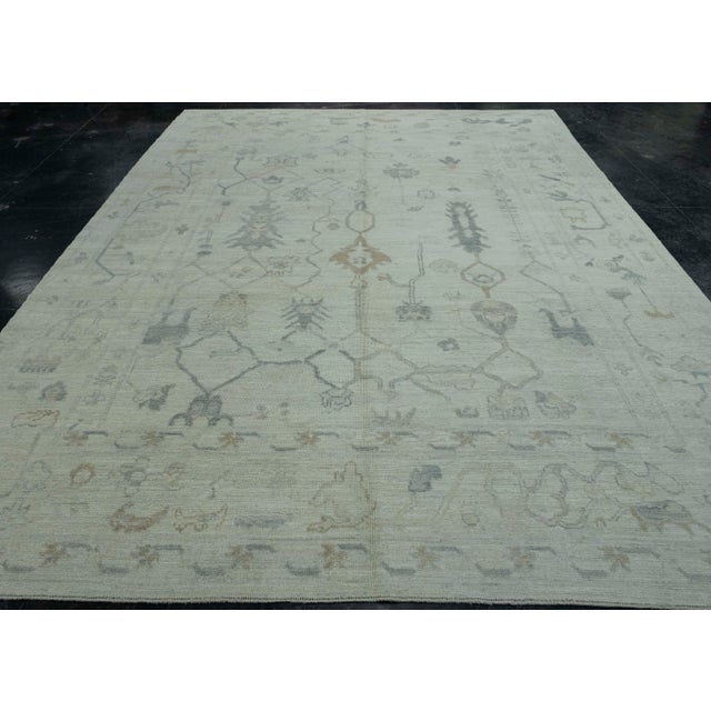 Turkish Oushak Rug 9'2" x 12'5" #18694 Explore a curated collection of hallway runners, wool rugs, and handmade...