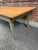 Vintage Green French Farmhouse Table With Drawer For Sale - Image 9 of 12