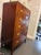 French 1940s Crotch Mahogany Gentlemen's Chest by Berkey and Gay Furniture For Sale - Image 3 of 9