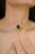 14k Gold 1.23 Carat Emerald Sunburst Diamond Heirloom Ring Size 6 For Sale - Image 9 of 13