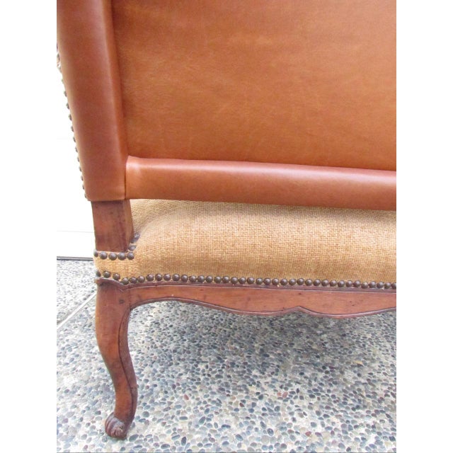 Pair or Antique French Louis XV Style Armchairs For Sale - Image 10 of 18