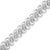 .925 Sterling 1/2 Cttw Diamond Double Row S-Link Bracelet (I-J Color, I2-I3 Clarity) - 7.5" Inches For Sale - Image 4 of 6