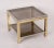 Mid-Century Italian Brass Chrome and Glass Coffee Table, 1970s For Sale - Image 6 of 18