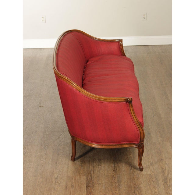French Louis XV Style Walnut Upholstered Sofa For Sale - Image 14 of 18