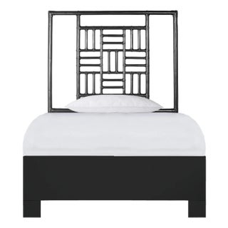 Finn Platform Bed Twin - Black For Sale