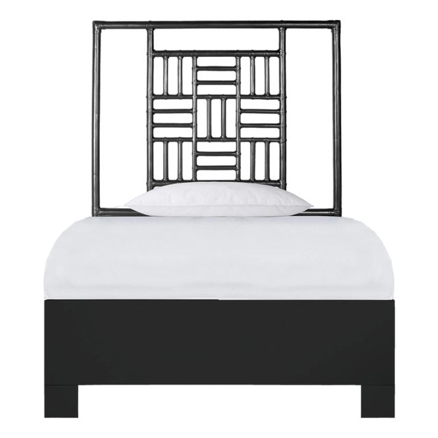 Finn Platform Bed Twin - Black For Sale