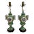 Antique Dresden Hand-Painted Lamps, a Pair For Sale