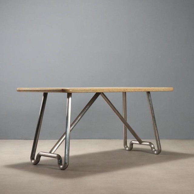 Beige Vintage Dining Table, 1970s For Sale - Image 8 of 10