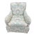 2000 - 2009 Swivel Rocker Club Chair in Coastal, Soft Color Palette For Sale - Image 5 of 8
