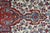 Vintage Hand-Knotted Oriental Geometric Medallion Wool Rug Ivory Crimson 3x6' For Sale - Image 9 of 12