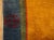 1920s Orange Floral Modern Antique Chinese Art Deco Carpet Oval Small Rug For Sale - Image 9 of 14