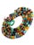Artisan-Crafted Multicolor Tourmaline Necklace & Bracelet With Watermelon Tourmaline and Verdigris Patinated Copper For Sale - Image 14 of 17