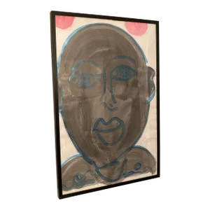 Vintage Abstract Portraiture; Original Artwork by Peter Keil